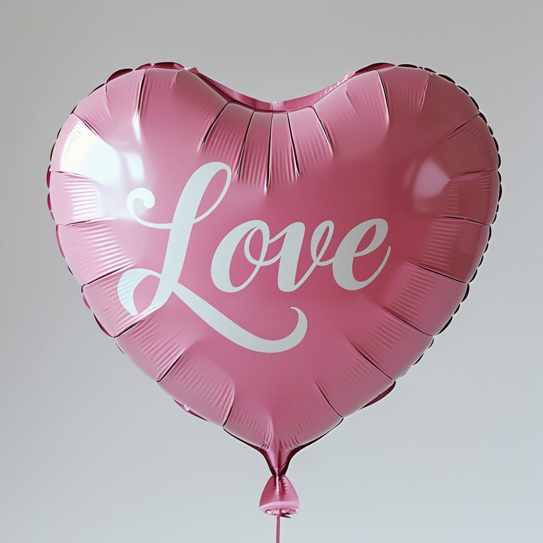 Pink Love Heart Balloon