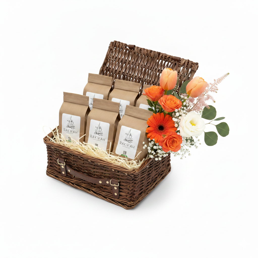 Premium Floral Gift Hamper Basket