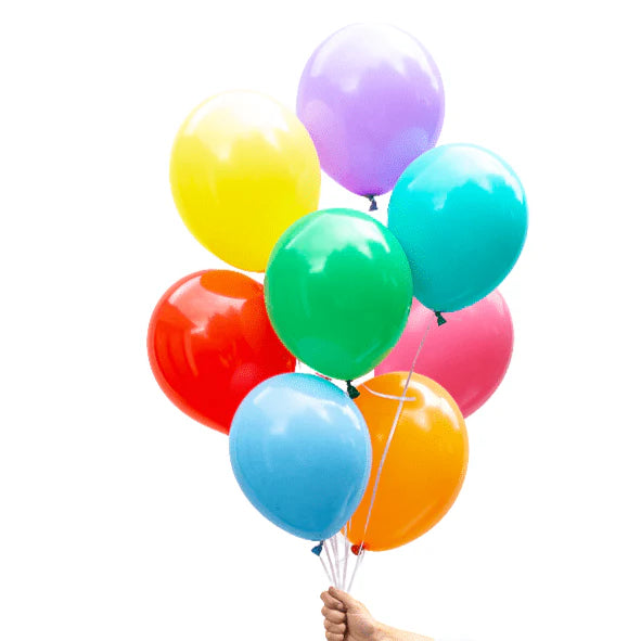Rainbow Mix Assorted Balloons (11 Pieces)