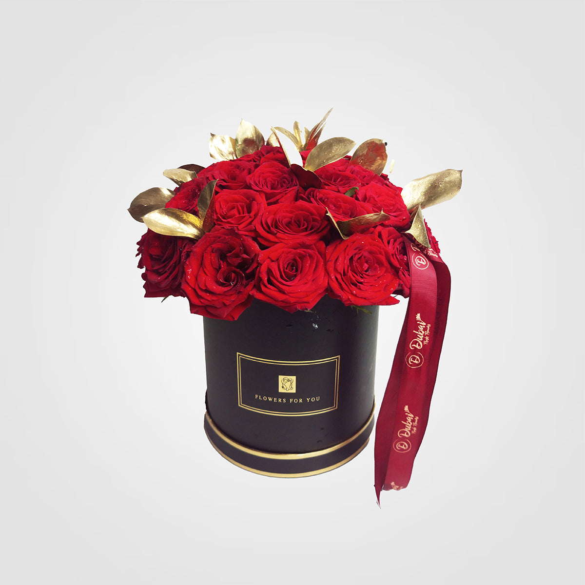 Video Box with White Roses and a Gift | Flowers Delivery in Dubai | Aiwa  Flowers