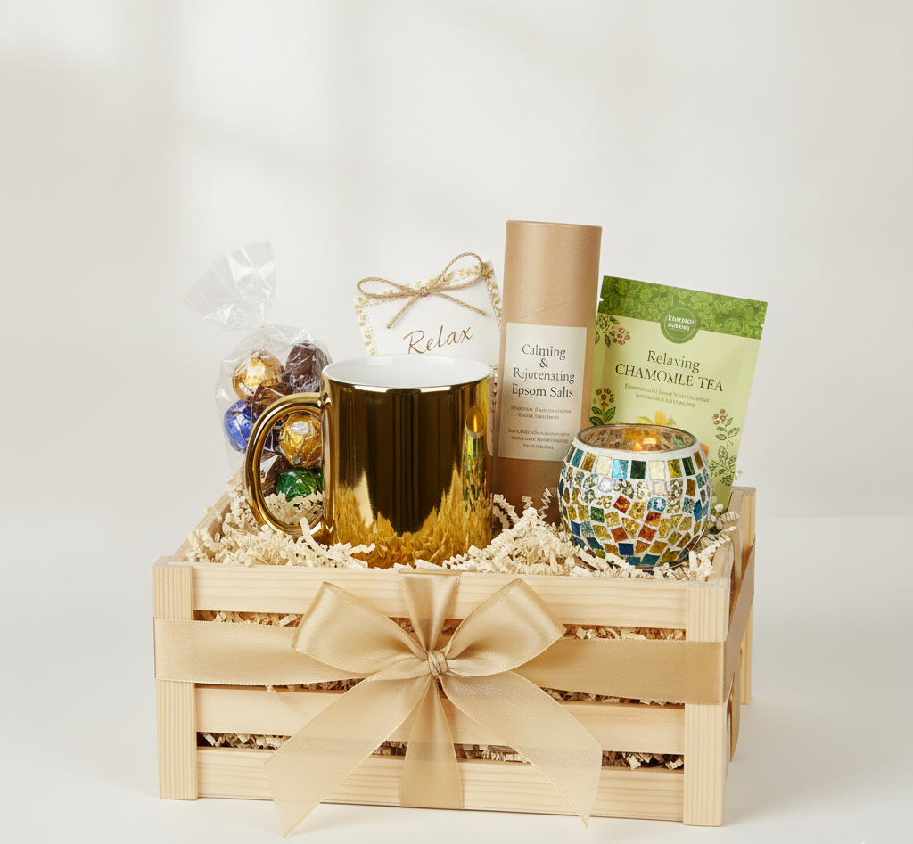 Relax & Unwind Wellness Spa Gift Basket