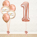 Rose Gold Any Number Birthday Set