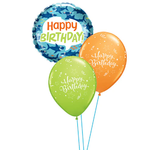 Shark Balloon Collection Table Centerpiece