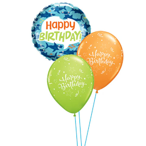 Shark Balloon Collection Table Centerpiece