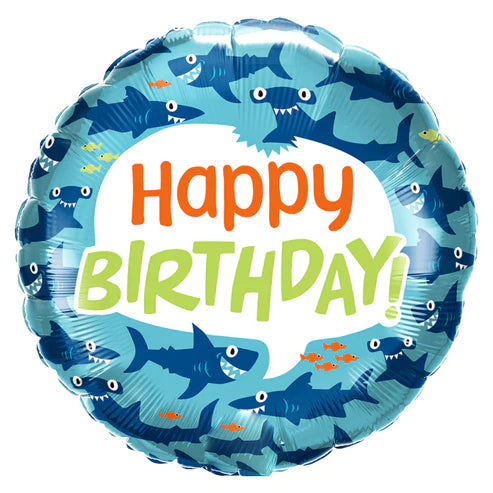 Shark Collection Single Foil Balloon