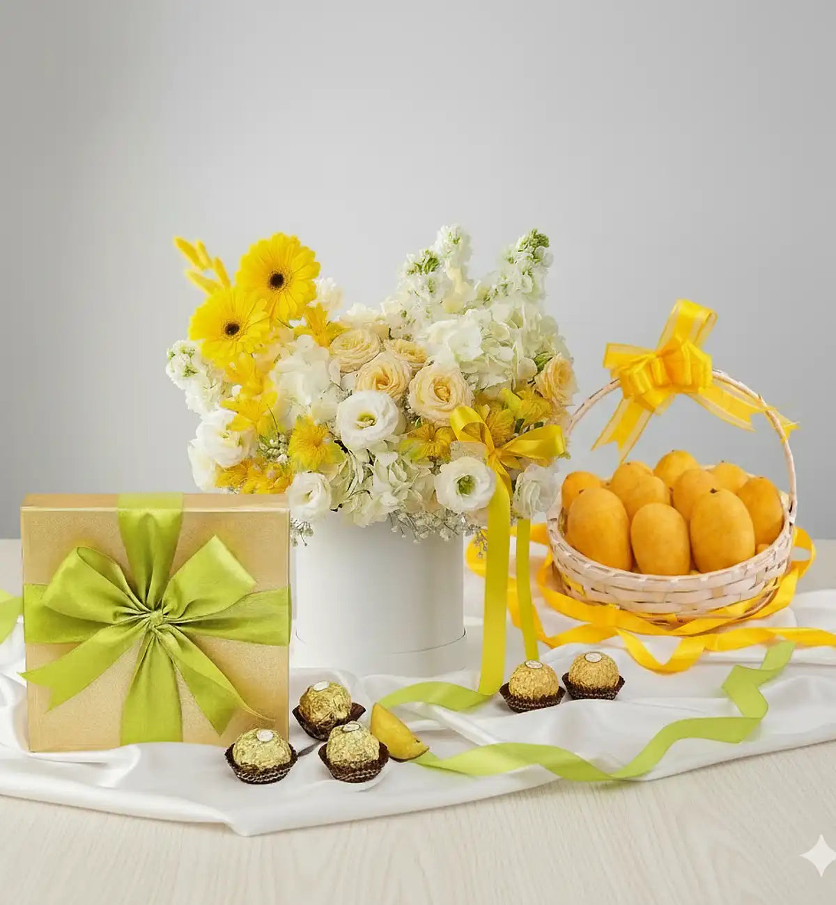 Summer Bliss Mango & Flowers Gift Hamper