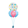 Welcome Baby Bubble Balloon Floor Bouquet