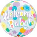 Welcome Baby Bubble Single Foil Balloon