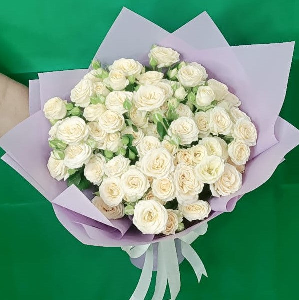 Peach Spray Rose Bunch