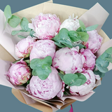 10 Pink Peony Bouquet