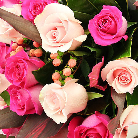 Pink Rose and Berry Bouquet - Arabian Petals (4746380345389)