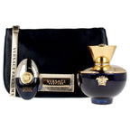 Versace Dylan Blue Pour Femme 3pcs Giftset 100ml EDP + Pouch + 10ml Miniature - Arabian Petals (5465317965988)
