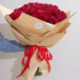 100  Red Roses  Bouquet