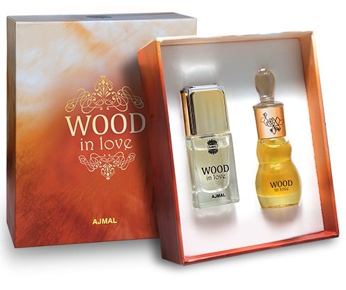 Ajmal Wood In Love For Unisex 14ml Eau de Parfum + Concentrated Perfume Oil 12ml - Arabian Petals (5461966880932)