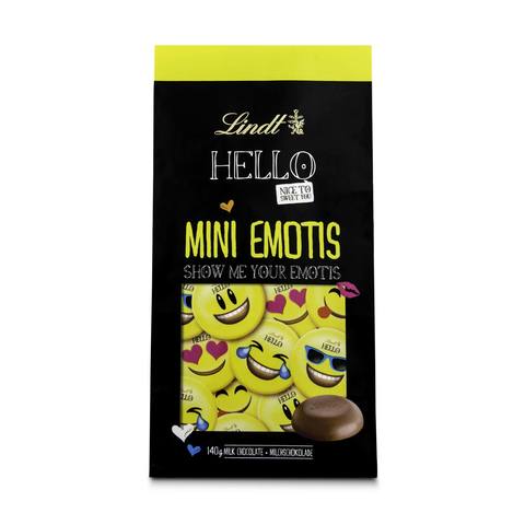 Lindt Hello Mini Emotis Milk Chocolate 140g (6656144146596)