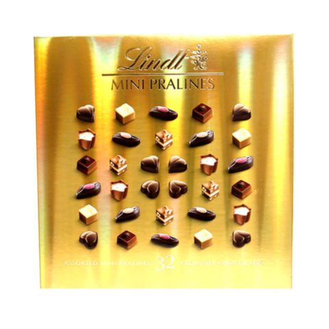 Lindt Assorted Gold Mini Pralines Chocolates 155g (6642004525220)