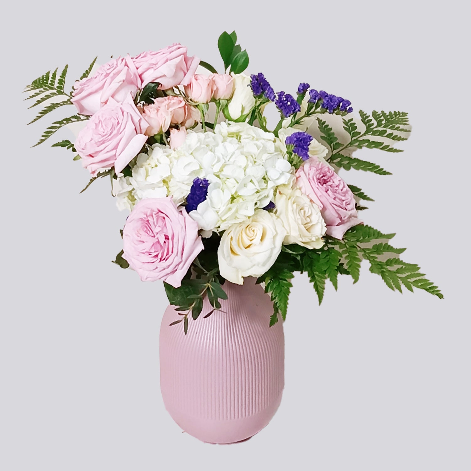 Pink Arrangement with pink Vase