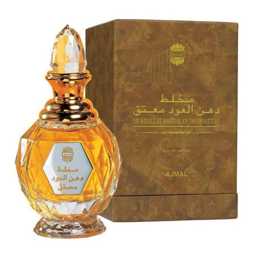Ajmal Mukhallat Dahn Al Oudh Moattaq For Unisex Eau De Parfum 60ml - Arabian Petals (5465160319140)