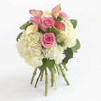 Pink Rose, Calla and Hydrangea Bouquet - Arabian Petals (4559985147949)