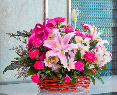 Gorgeous Flowers Basket - Arabian Petals (1630241849402)