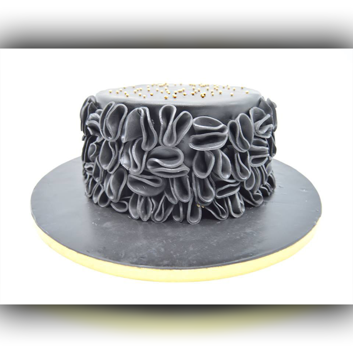 Grey Abstract Cake - Arabian Petals (2116733009978)