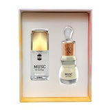 Ajmal Musc In Love For Unisex 14ml Eau de Parfum + Concentrated Perfume Oil 12ml - Arabian Petals (5462000074916)