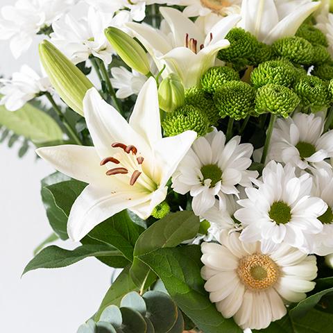 White Lilies and Gerberas (5818575650980)