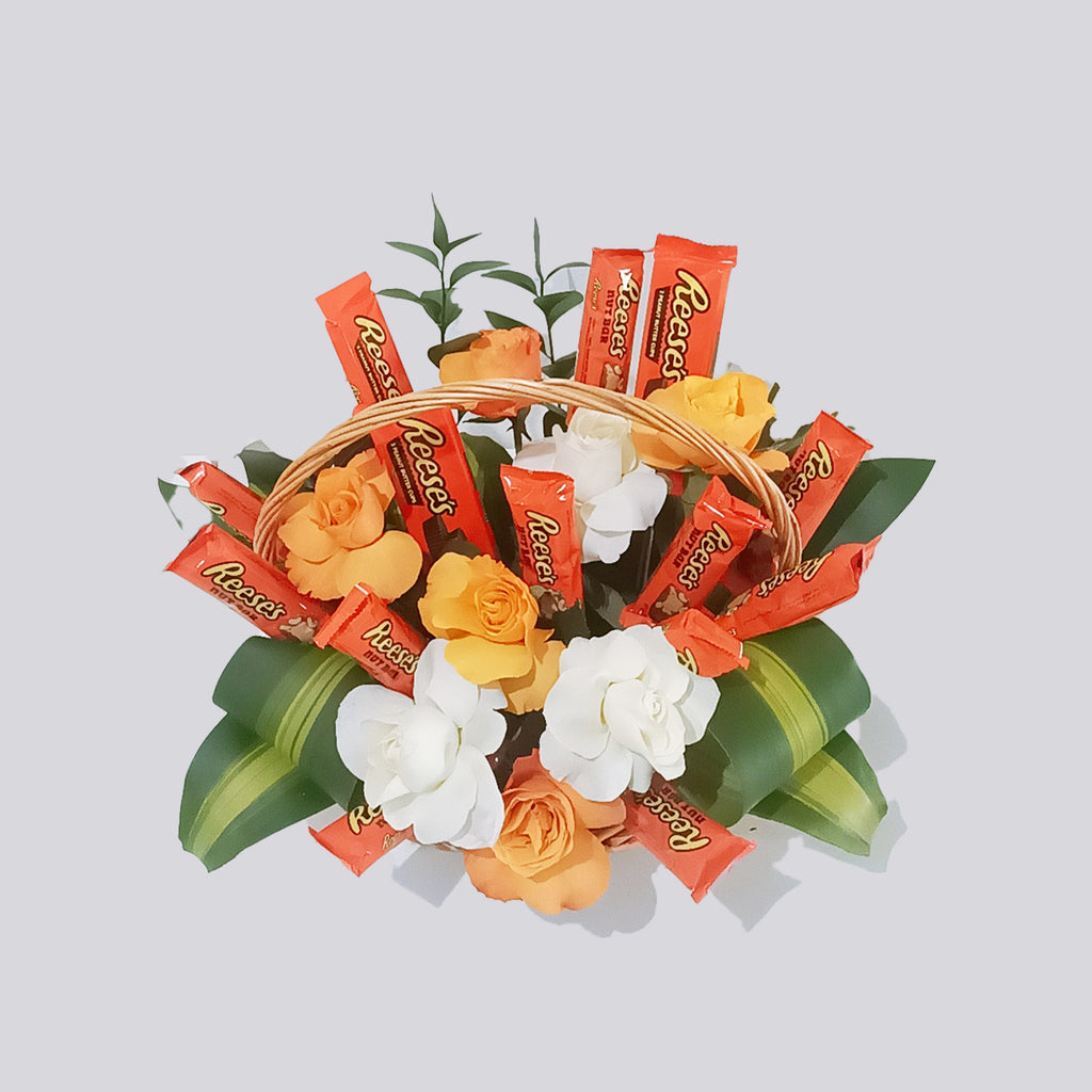 Roses N Chocolate Arrangement
