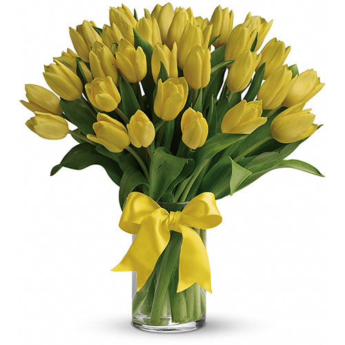 Yellow Tulip Arrangement (5619982500004)