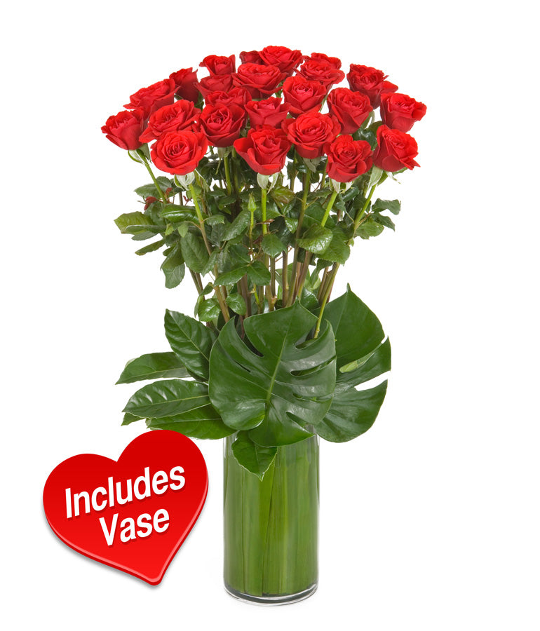 Vase with Red Roses - Arabian Petals (2525060857914)
