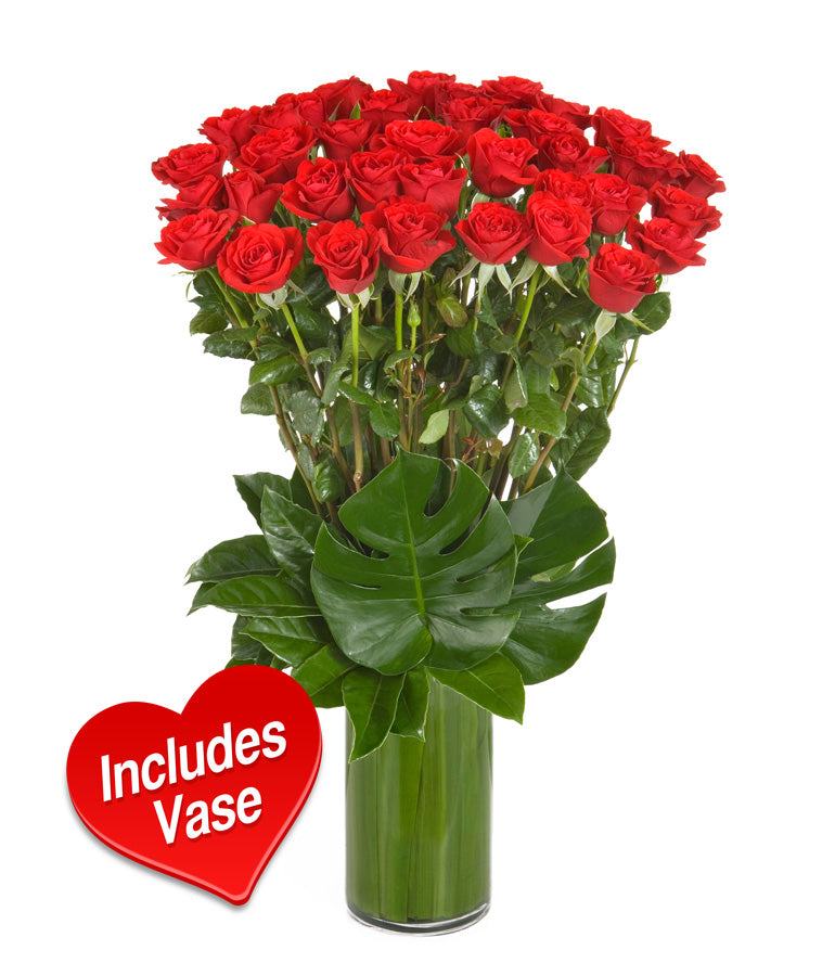 Vase with Red Roses - Arabian Petals (2525060857914)