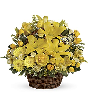 Basket Full of Wishes full of flowers (5818555170980)