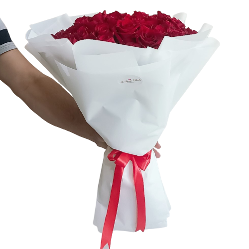 51 Red Roses Bouquet Arrangement