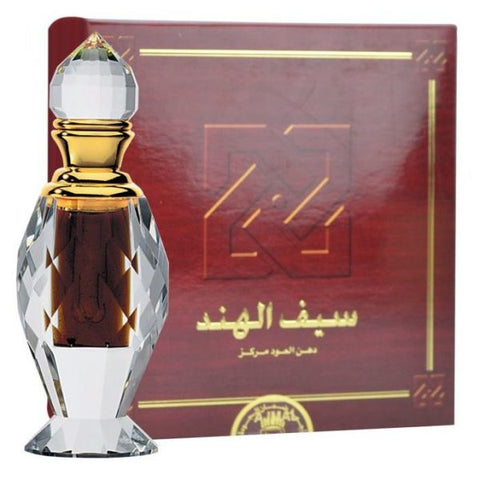 Ajmal Saif Al Hind Perfume Oil Dehn El Oud 3ml Unisex - Arabian Petals (5465345261732)