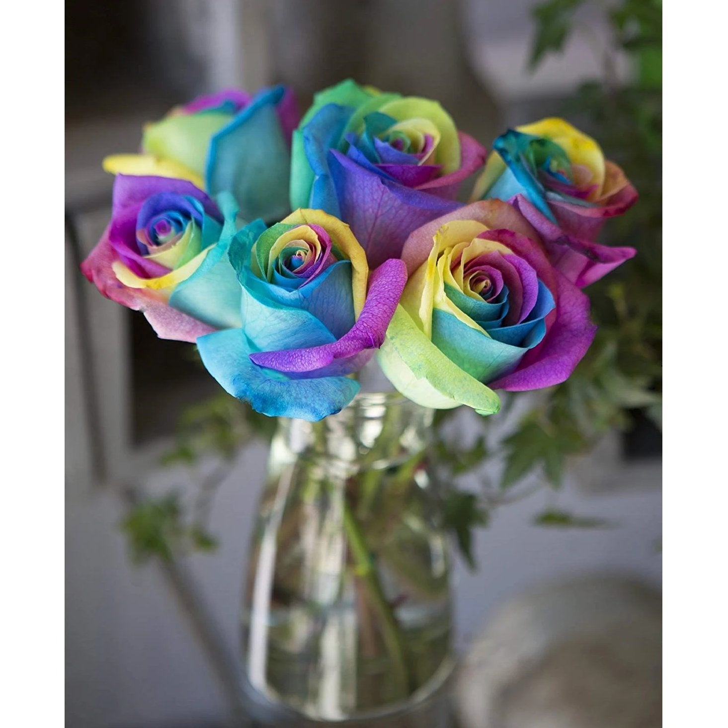 Rainbow Rose Bouquet - Arabian Petals (4575057117229)