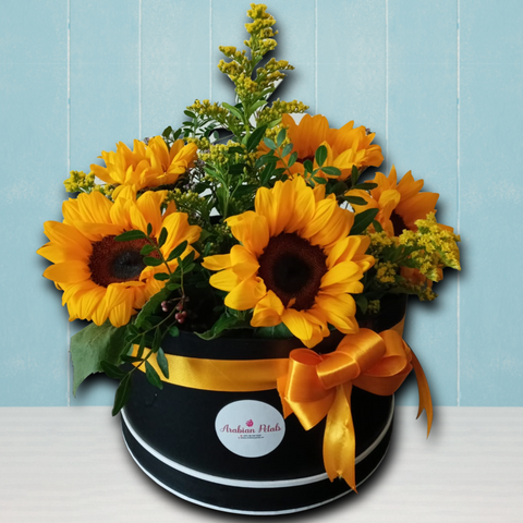 Sunflower Box Arrangement (7346617352435)