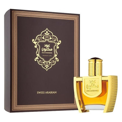 Swiss Arabian Oud Maknoon Perfume 100ml For Unisex Eau de Parfum - Arabian Petals (5465110151332)