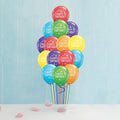 Birthday Candles & Starbursts Bouquet- 15 Pcs, With Weight (6827280433316)