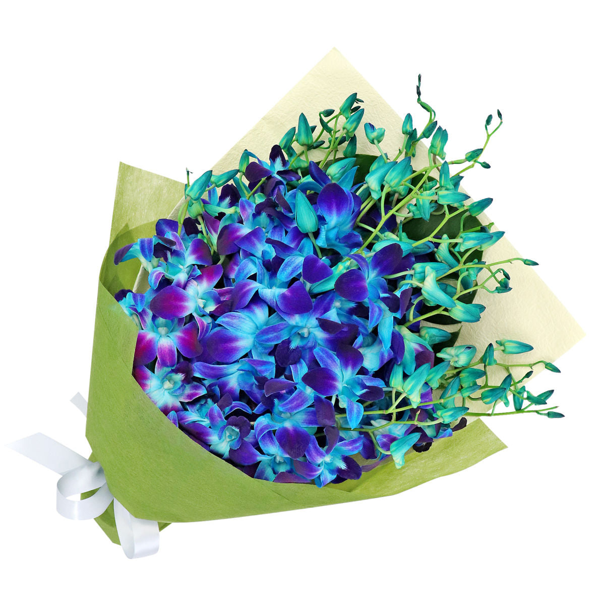 Blue Orchid Bunch, Blue Orchid Bouquet (6837691285668)