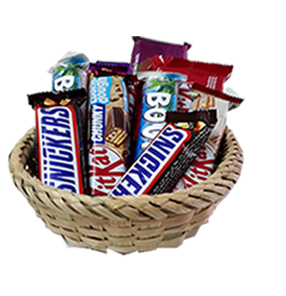 Chocolates Gift Basket, Chocolates Gift hamper Basket (6735474098340)