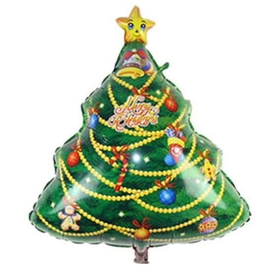 Merry Christmas Tree Foil Balloon