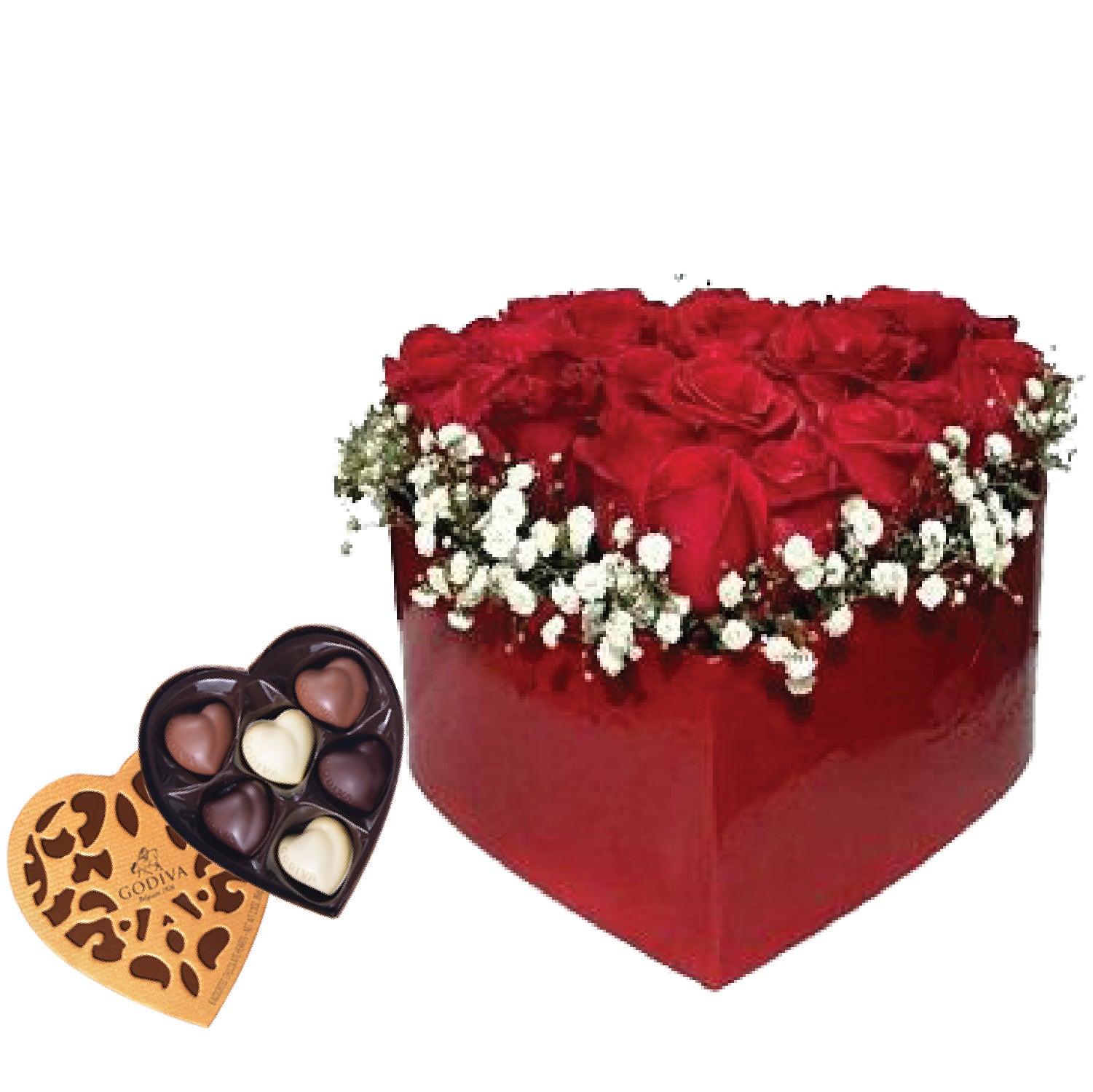 Affection  One Box of Godiva Coeur Iconique - Arabian Petals (7010521415844)