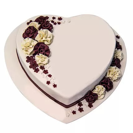 Heartshape Marble Cake - VD - Arabian Petals (2084331421754)