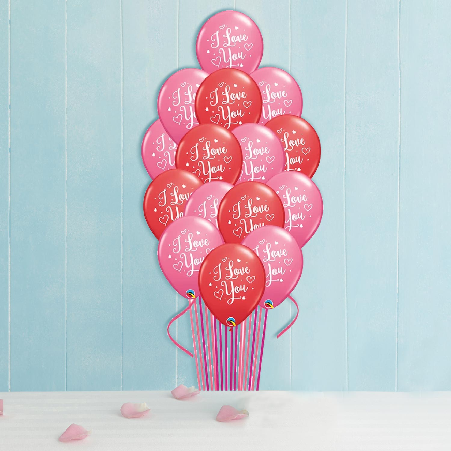 I Love You Hearts Script Bouquet (6831323185316)