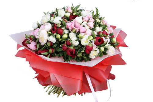 201 Multi Color Peonies