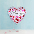Love You Happy Hearts Foil Balloon (6831331606692)