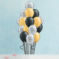 Metalic Gold,Black Silver Sparkling Birthday (6793183264932)