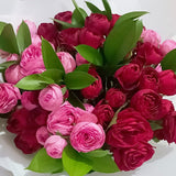 Valentine Peony Spray Roses Arrangement