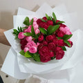 Valentine Peony Spray Roses Arrangement