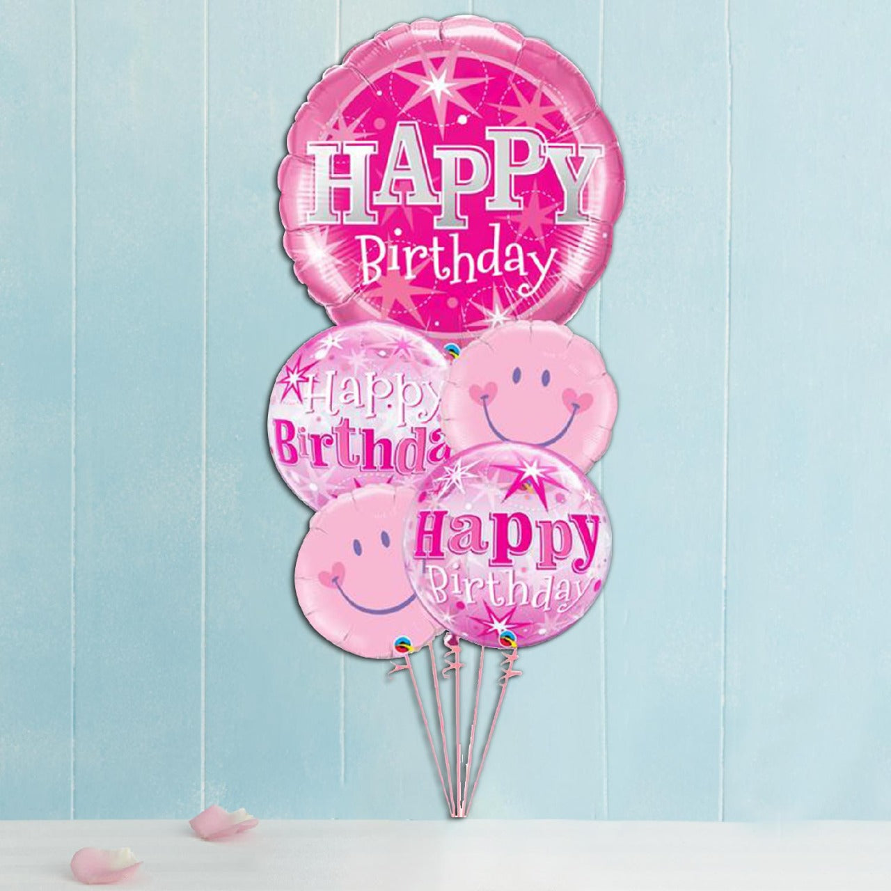 Pink Bubbles Birthday Smile (6796792791204)